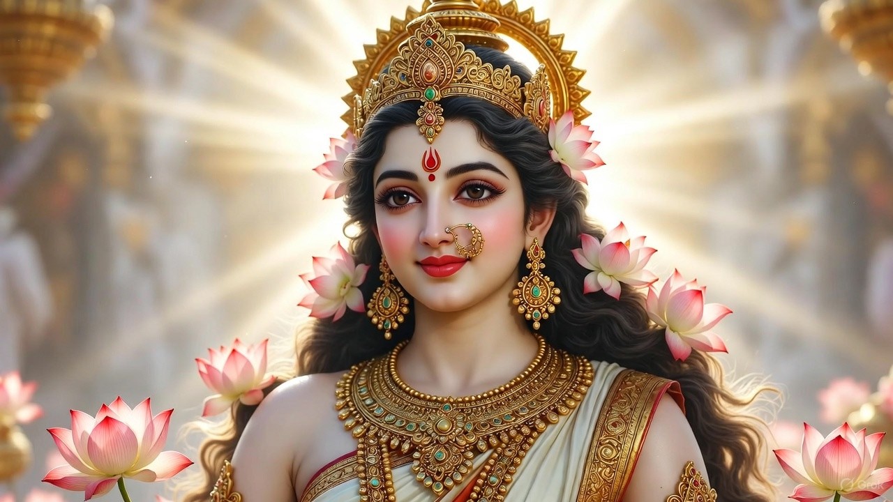 Lakshmi Gayatri Mantra – For Good Fortune & Divine Blessings | ॐ महालक्ष्म्यै विद्महे