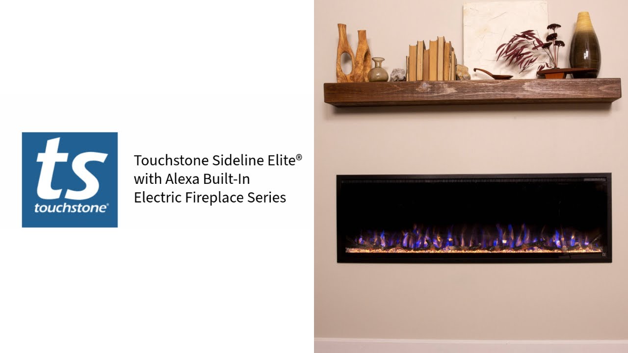 Touchstone Sideline Elite® with Alexa Built-In Electric Fireplace - Alexa Features