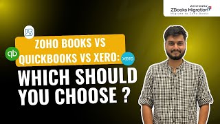 Zoho Books vs QuickBooks Online vs Xero