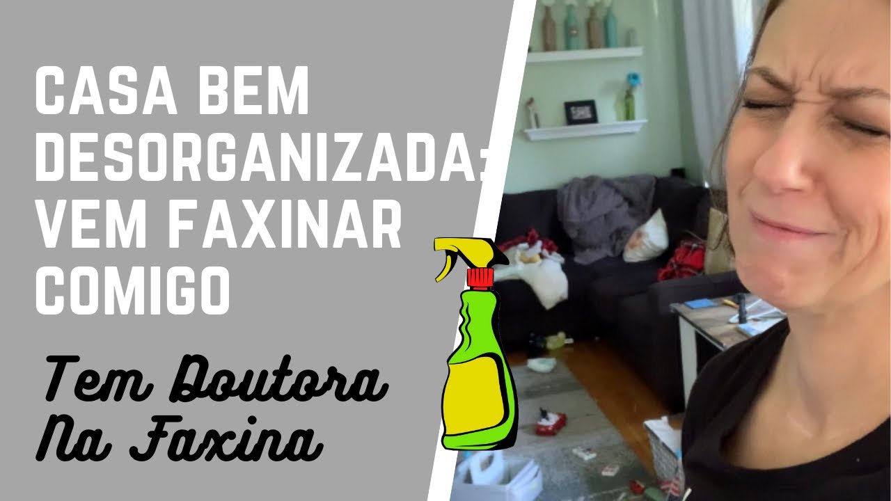 Faxinando nos EUA: limpando uma casa muito bagunçada!