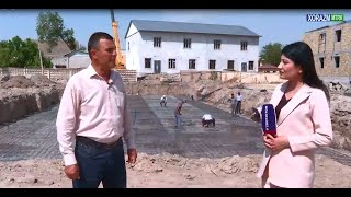 Хоразм телеканалининг "Бунёдкорлик" кўрсатувида Ҳазорасп тумани.