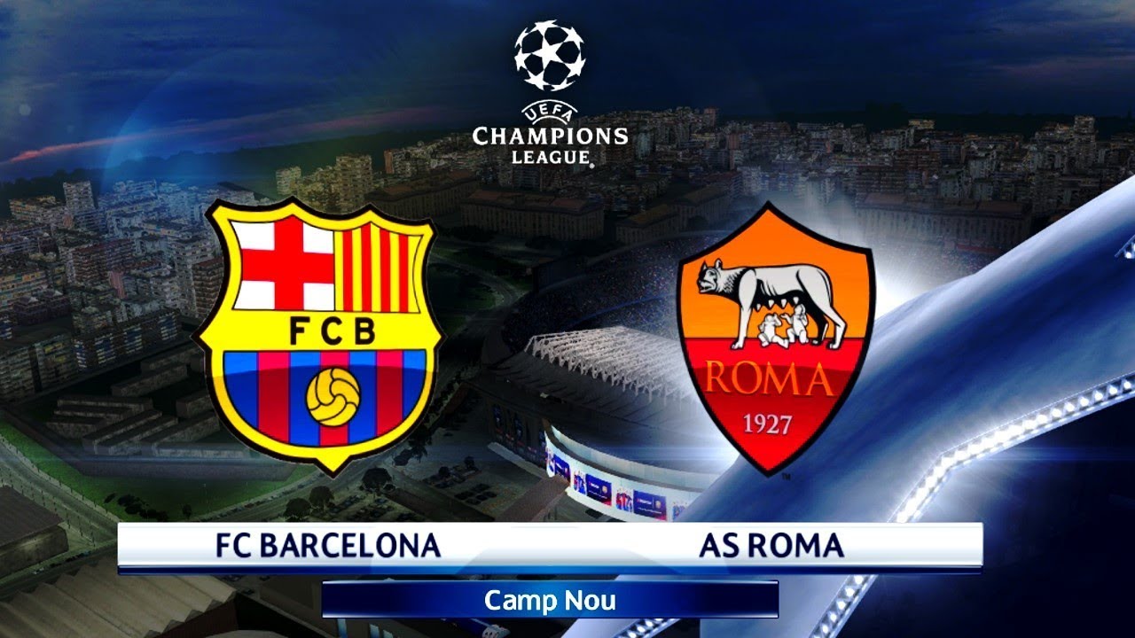 Image result for Barcelona vs AS Roma