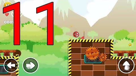 Red Ball Adventure Level 11 Android Walkthrough New Ball Bounce Games