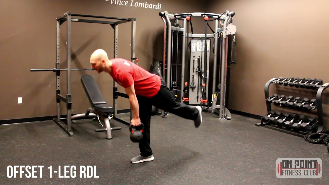 Offset 1 Leg RDL - YouTube