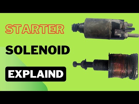Starter Solenoid Explained || Pull in Coil || Holding Coil - YouTube