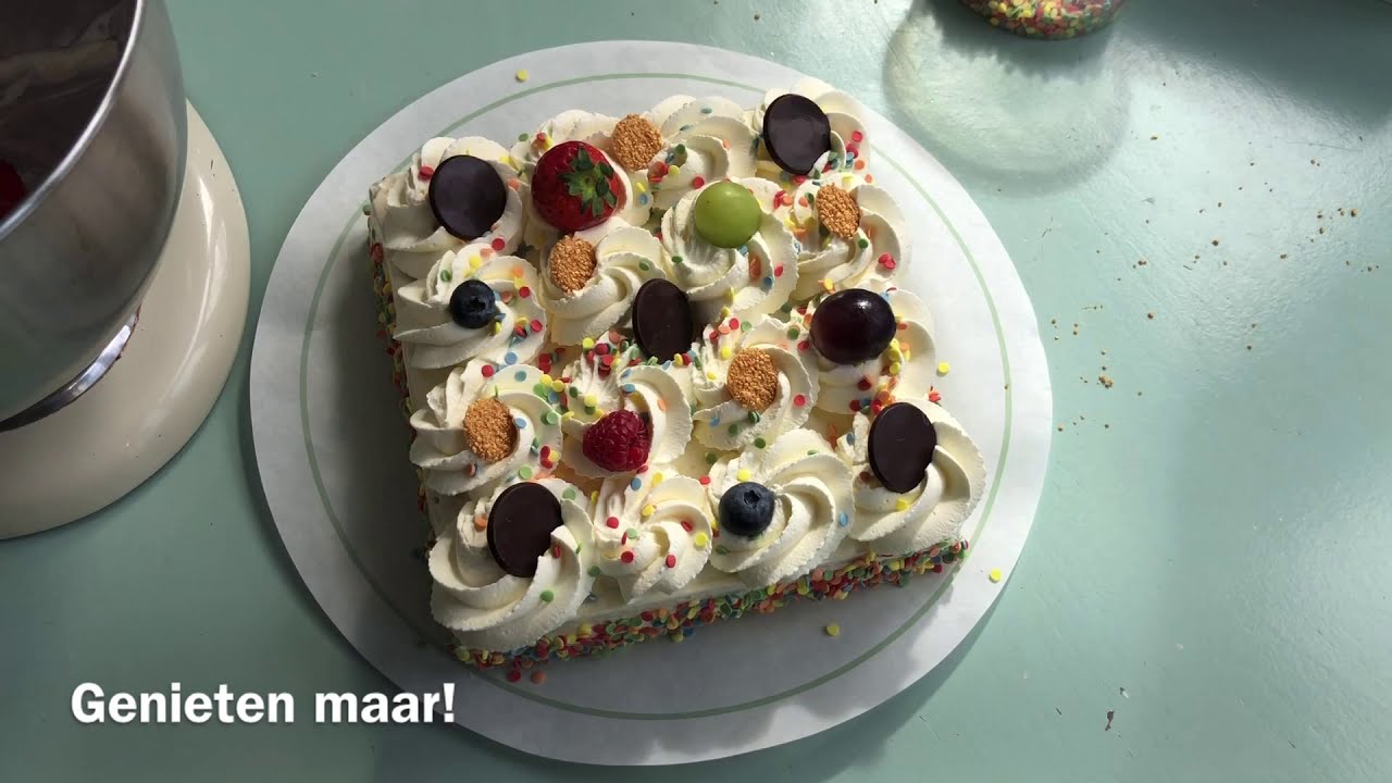 Werkwijze Slagroomtaart   BAKE YOUR CAKE   Korenbloem Schaafsma