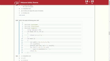 Design and analysis of Algorithms Question Paper (Cocubes)