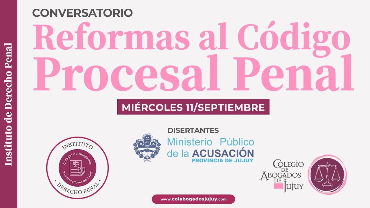 📖 REFORMA AL CODIGO PROCESAL PENAL