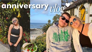 our 7th anniversary weekend in laguna beach 🌴🌊🌺 (cottage tour &amp; we viewed an apartment!)