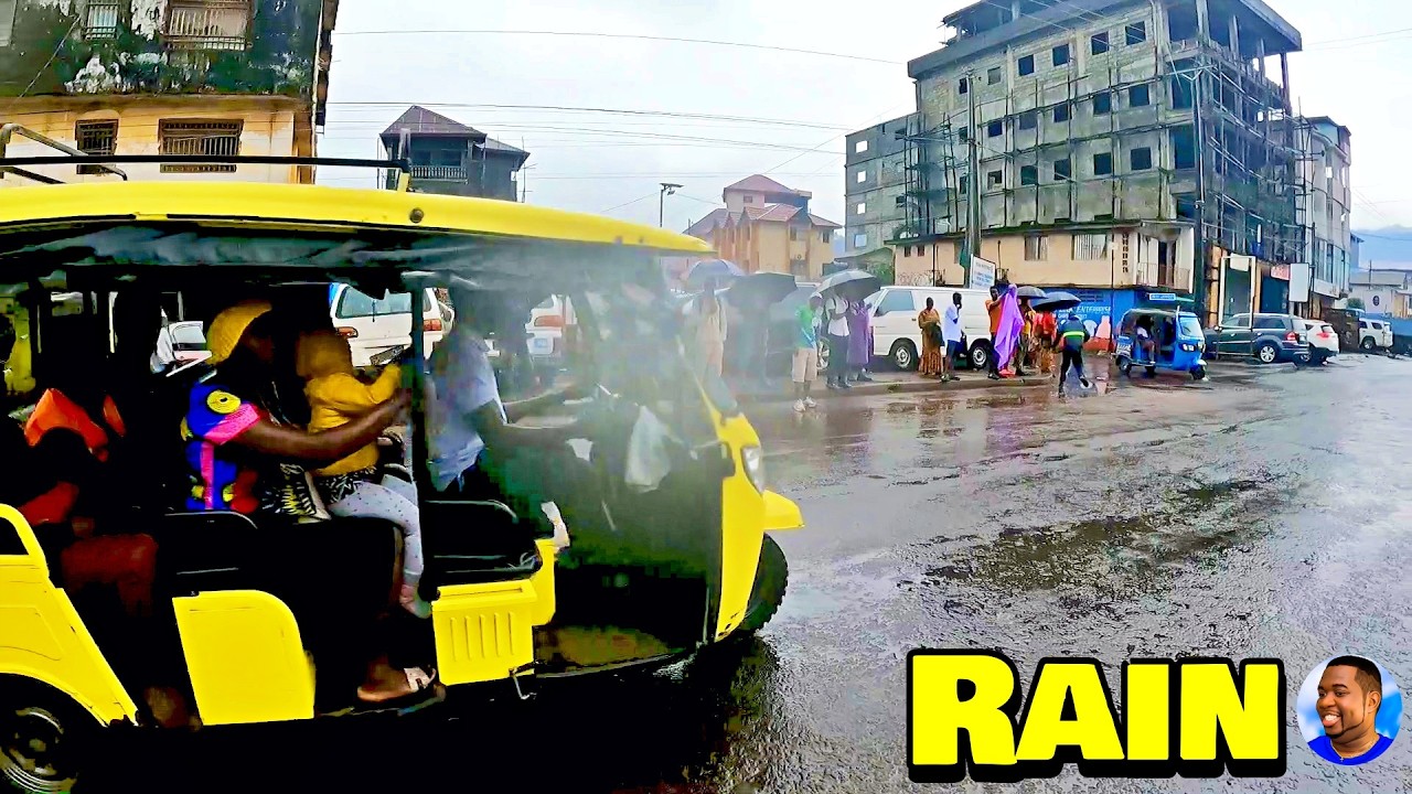 IT IS RAINING IN THE CITY 🇸🇱 FREETOWN CENTRAL - VLog 2025 - Explore With Triple-A