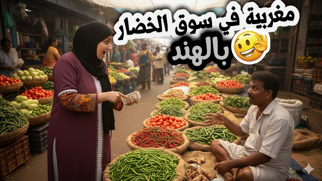 السوق الهندي بعيني مغربية: خضار، تفاوض، وثقافة  سوق الخضار الهندي تجربة مغربية