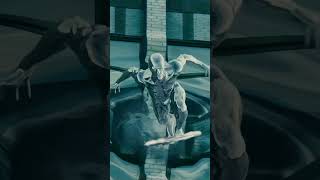 Human Torch Chases Silver Surfer