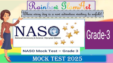 NASO Class 3 Mock 2025 | National Astronomy & Science Olympiad| #naso #astronomy #sofolympiad #nso