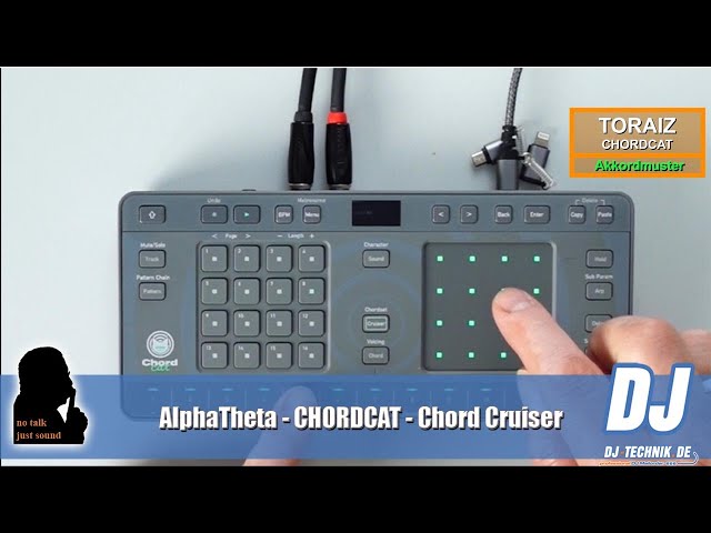 DJ-Technik.de - NO TALK, JUST SOUND - AlphaTheta CHORDCAT