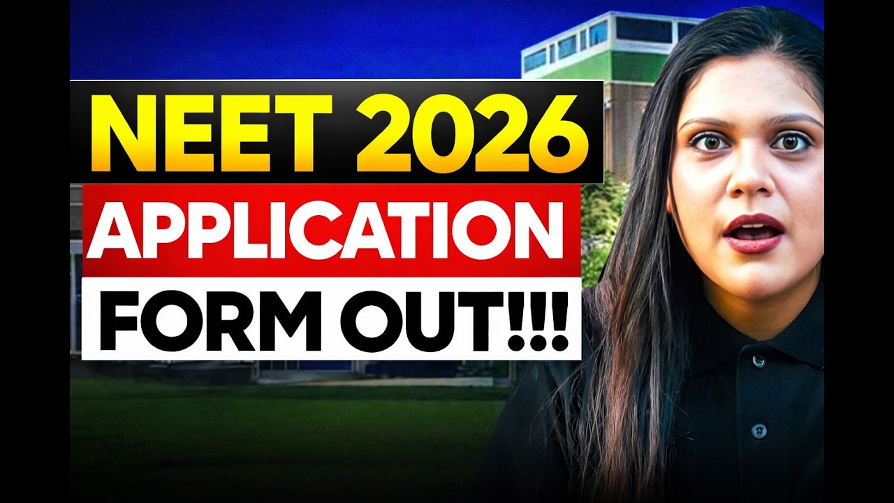 🚨 NEET 2026 Application Form OUT! Biggest Mistake Can Reject Your Form