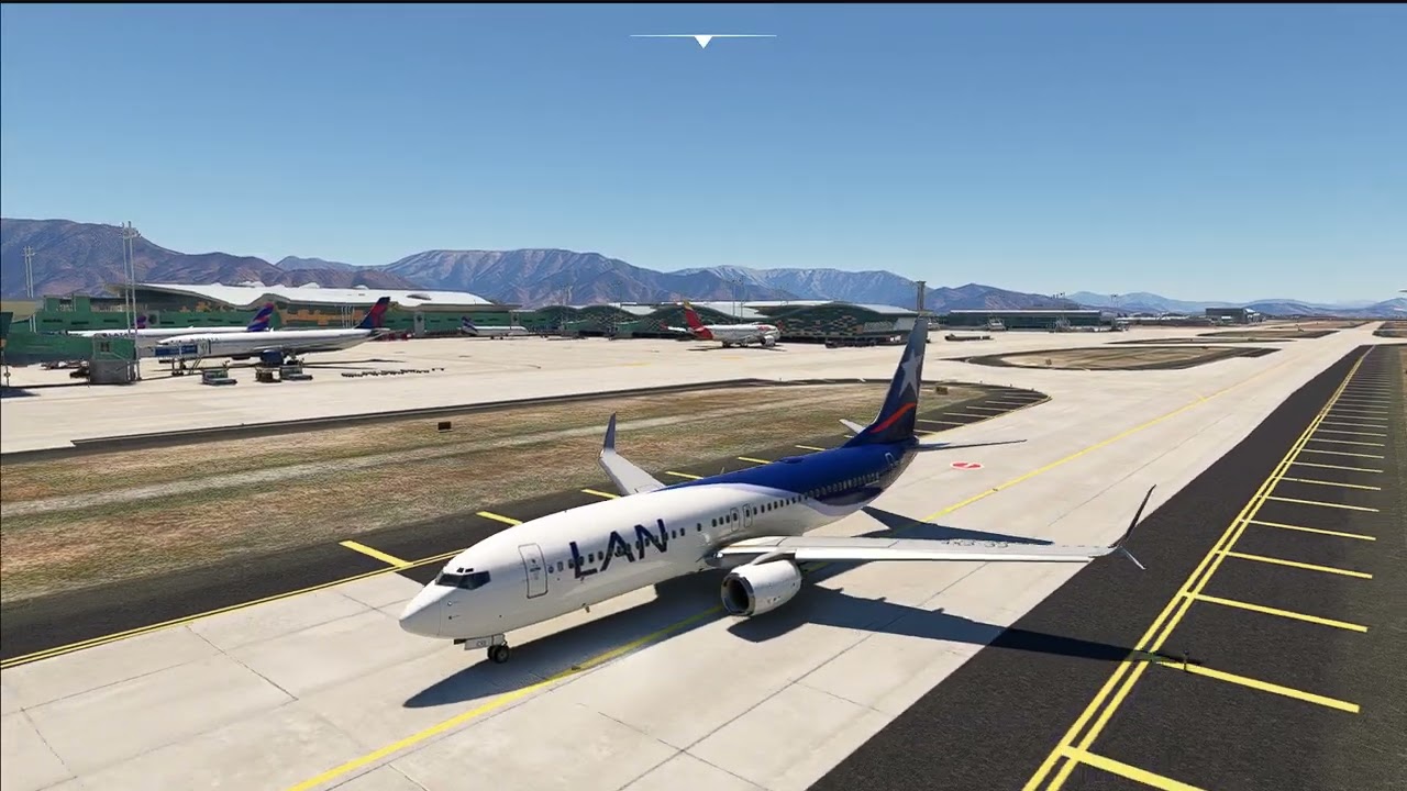 ✈️ Decolagem Externa - SCEL - SANTIAGO - CHILE