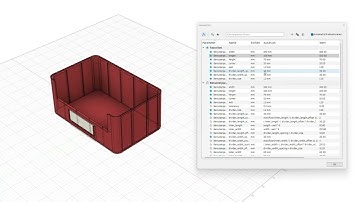 Autodesk Fusion 360 - Stackable Storage Bin (Fully Parameterized)