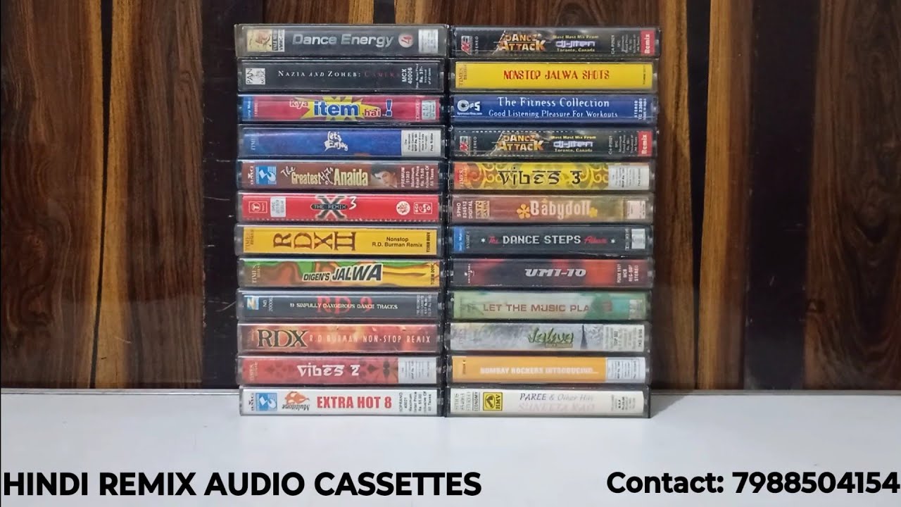HINDI REMIX AUDIO CASSETTES (ALL SOLD OUT)