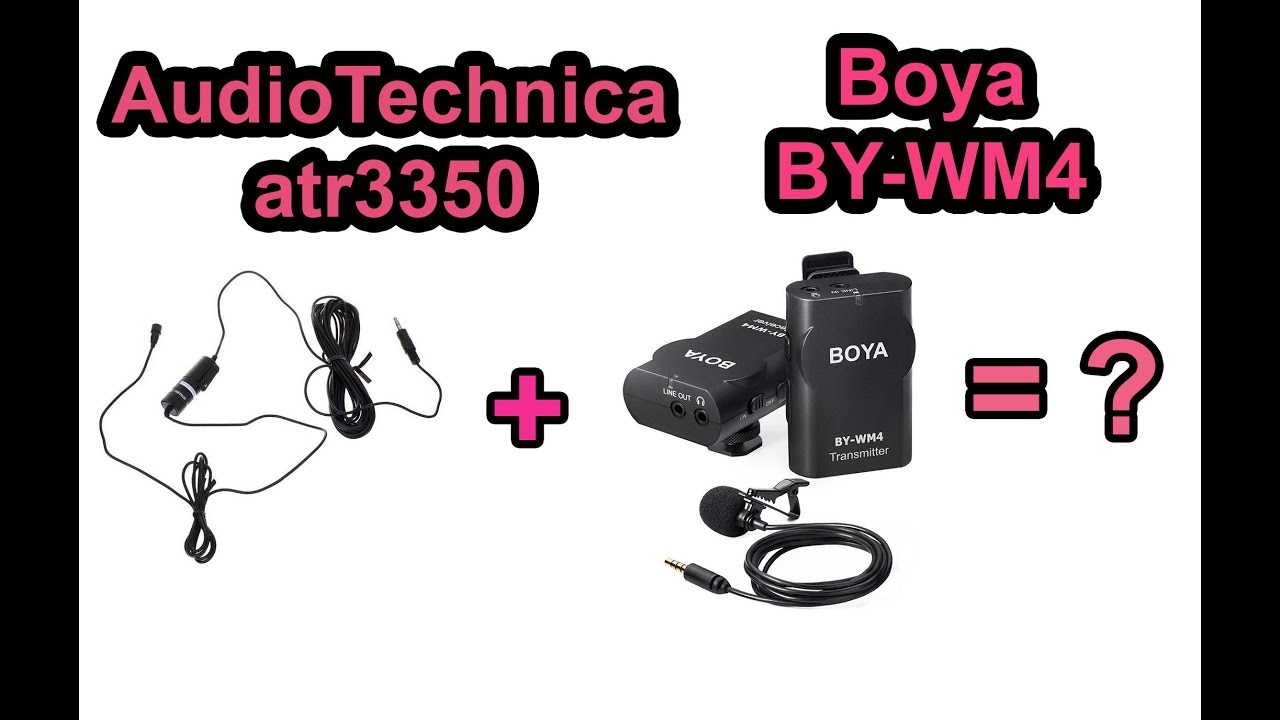 ❗🎥 Тест петлички AudioTechnica atr 3350 и boya wm4