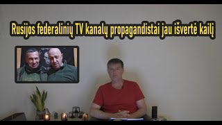 Rusijos federalinių TV kanalų propagandistai keičia kailį