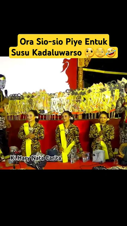 Ora sio-sio piye. Gareng Tralala & Mboke Ganden. #wayangkulit #hiburan #beranda #dagelan #sobatria