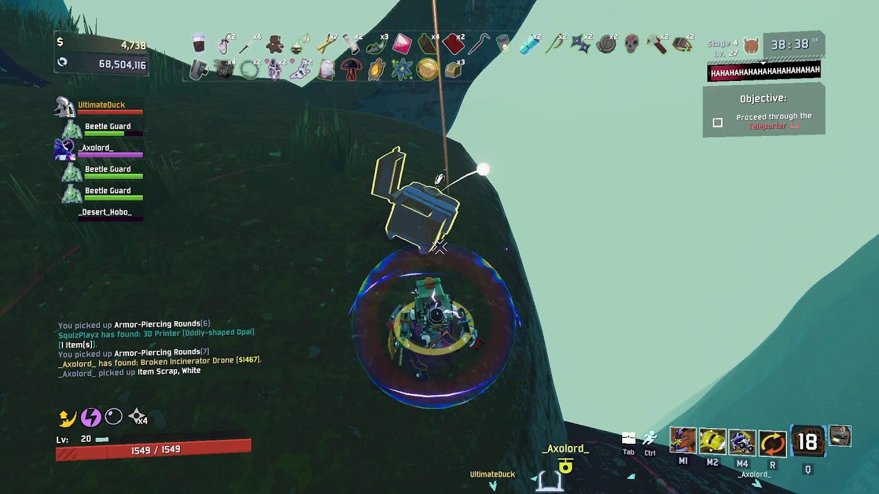 Risk of Rain 2 Four Players Live 🔴 (Umbral)