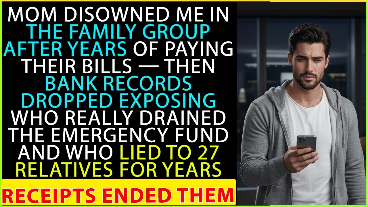 IN THE FAMILY WHATSAPP GROUP, MY MOM WROTE “HE’S NO LONGER MY SON” — THEN THE BANK RECORDS APPEARED…