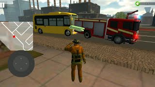 NY City FireFighter Rescue Heroes - Fire Truck Rescues Game | Android Gameplay screenshot 4