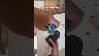 Plate for trimmer