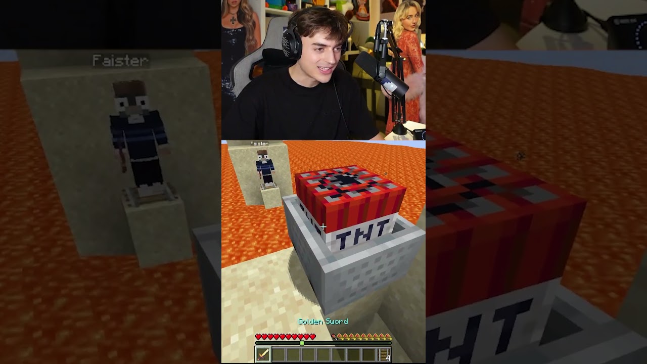 TNT DUELL MIT FAISTER  #minecraft  #challenge