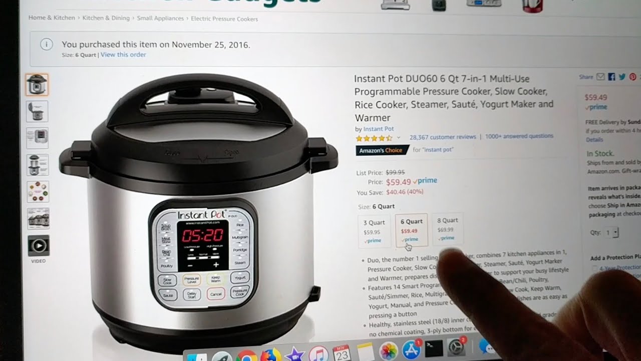 Instant Pot Black Friday Deals 2018 YouTube