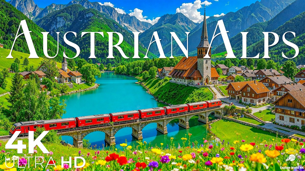 Австрийские Альпы 4K | Горные королевства открываются – Кристальные горизонты, глубокая тишина