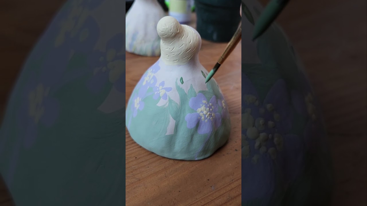 Collab avec @AtelierDelSil  😊Sa boutique est ouverte 👍😊#ceramics #peinturesurceramique #argile