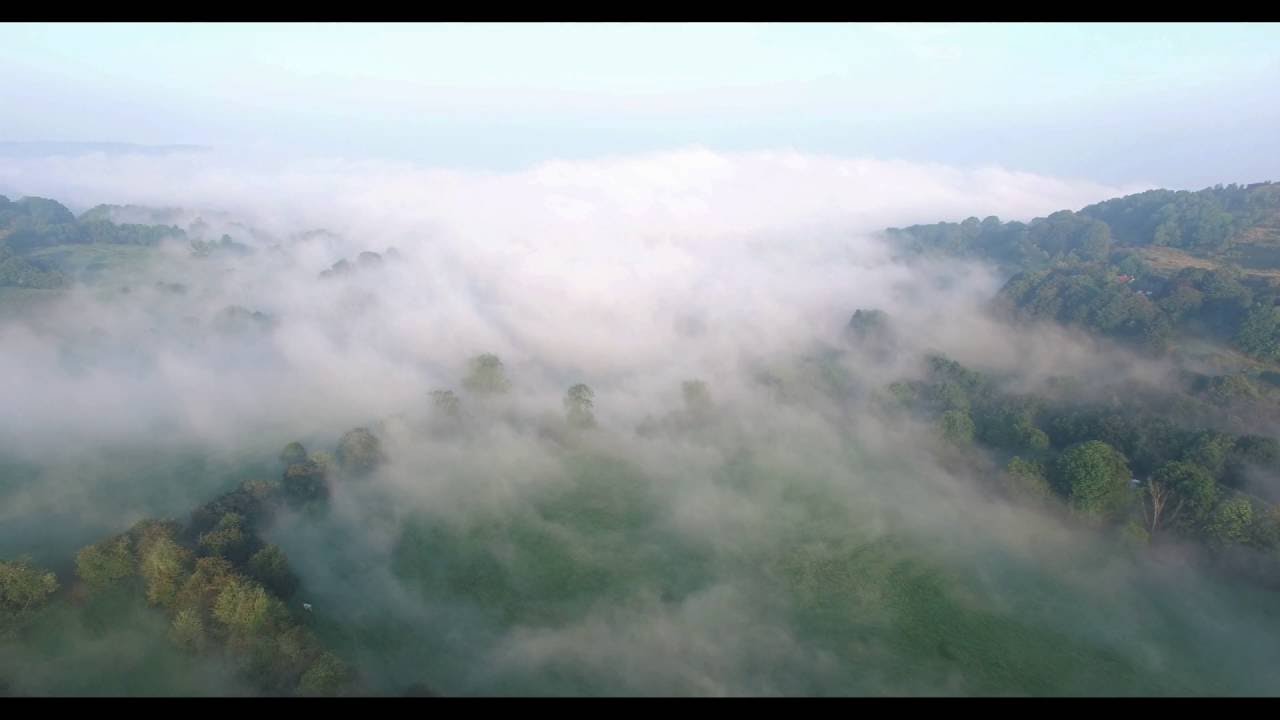 Birdlip viewpoint Gloucester -Drone 4K