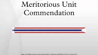 Meritorious Unit Commendation