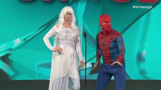 Unbranded Arachnid-man and Generic Ice Princess | 2023 Streamy Awards by Streamy Awards 2,134 views 8 months ago 58 seconds