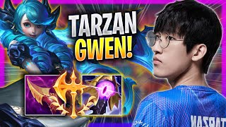 TARZAN PERFECT GAME WITH GWEN! - LNG Tarzan Plays Gwen JUNGLE vs Jarvan! | Season 2023