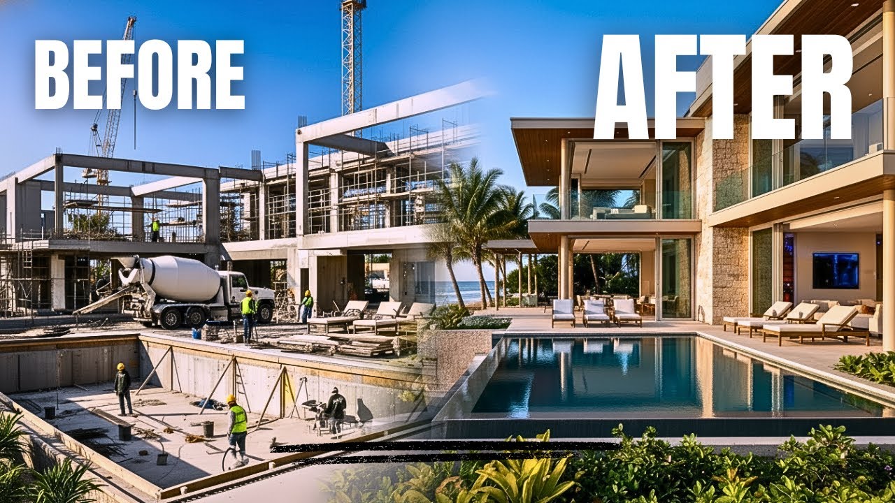 From Empty Land to a Luxury Beach House | Full Build Transformation