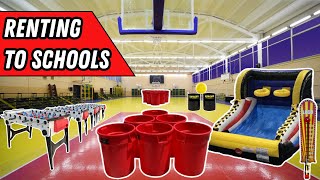 Make Money Renting Yard Games To Schools