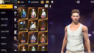 NOOB 👉 TO 👉 PRO🤑 SPEND 60,000,000💎 IN NEW ACCOUNT LEVEL 1 FREE FIRE⚡️