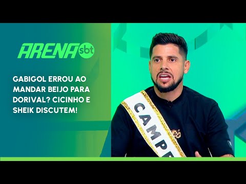 Cicinho e Sheik discordam sobre Gabigol e clima esquenta: "Tá passando pano" | Arena SBT (11/09/23)