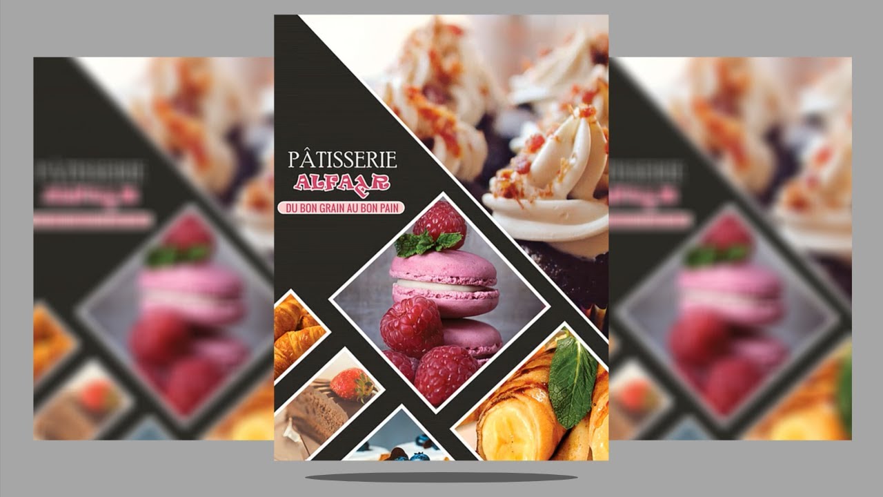 How to Create an Easy Flyer or Poster in Photoshop (Pâtisserie Flyer