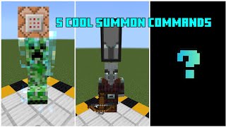 5 Cool Summon Commands in Minecraft bedrock