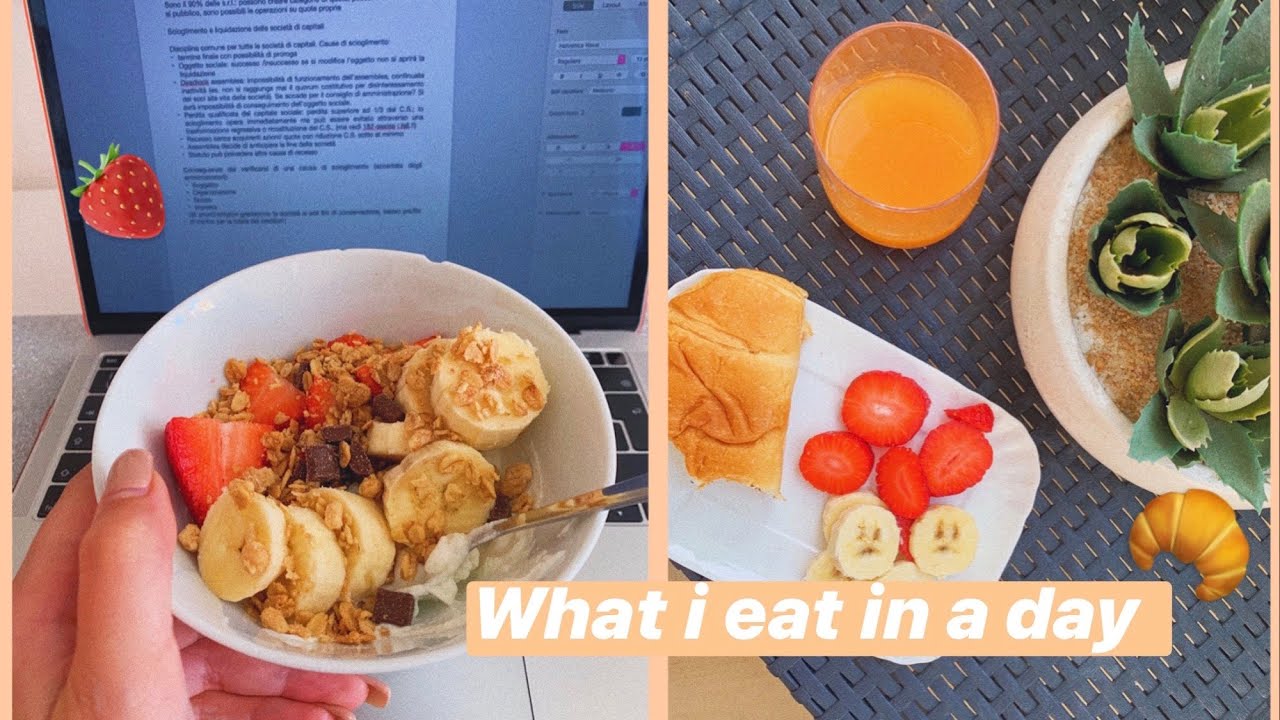 WHAT I EAT IN A DAY #3 🍓🥐 - YouTube