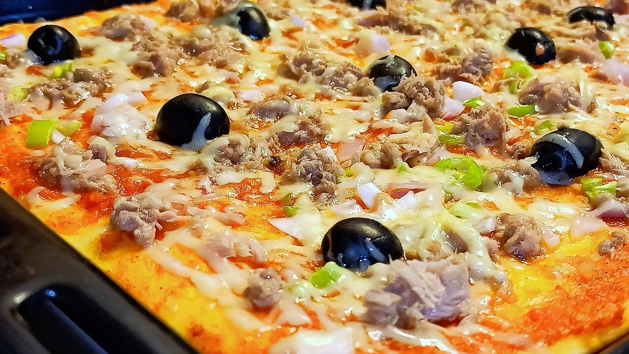 لن تشتري بيتزا كاري بعد الان  بيتزا كاري  احسن من المحلات  هاذ الوصفة لااازم تجربوها بنة في الوااعر