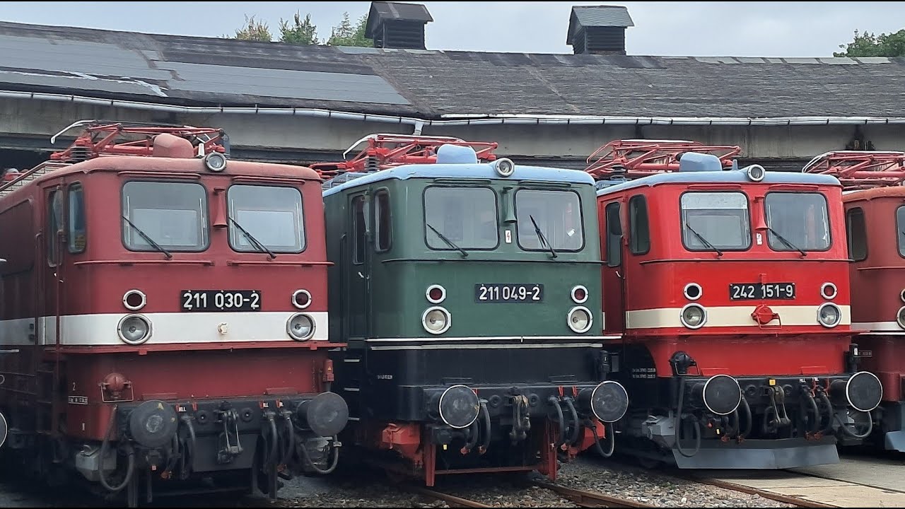 Reichsbahnloks in Reichsbahnfarben im Jahr 2025 Teil 2