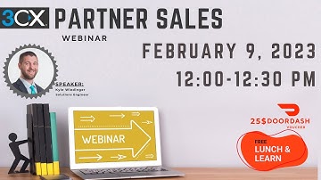 3CX Partner sales webinar 9th Feb 2023