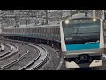 【4K高画質】【京浜東北線の日中メンテナンス作業・工事に伴うJKのJY臨時迂回列車】E233系1000番台ｻｲ158編成が各駅停車磯子行きとして御徒町駅2番線に停車！（9129B）2026.5.21