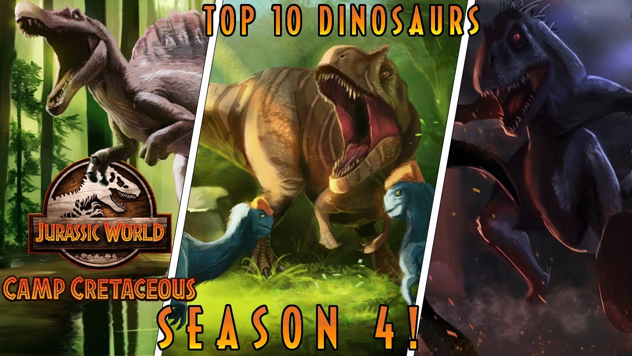 TOP 10 DINOSAURS IN SEASON 4 OF CAMP CRETACEOUS! (My Prediction) YouTube