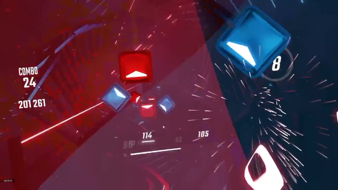 beat saber gameplay